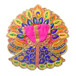Colourful Matka & Leaf Embroidered Laddu Gopal Dress (Assorted)