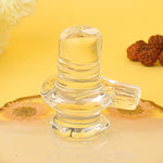 Sacred Sphatik Glass Shiva Lingam – Divine Energy Idol