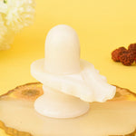 White Marble Shivling (Small)