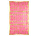 Premium Mata Ki Chunri with golden embroidered vertical patterns featuring traditional floral and swirl designs. This Chunri measures 216 cm (85 inches) in length and 100 cm (39 inches) in height, making it ideal for Devi Puja, temple offerings, and festive celebrations like Navratri and Durga Puja. The rich golden border enhances its elegance and sacred significance.

Shop Big Size Mata Ki Chunri, Devi Chunri for Puja, and more at Satvik Store. A perfect offering for temple rituals and religious ceremonies