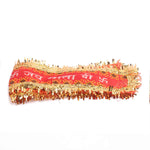 Jai Mata Di Patti Red and Gold – Set of 12 (95 cm x 6 cm)