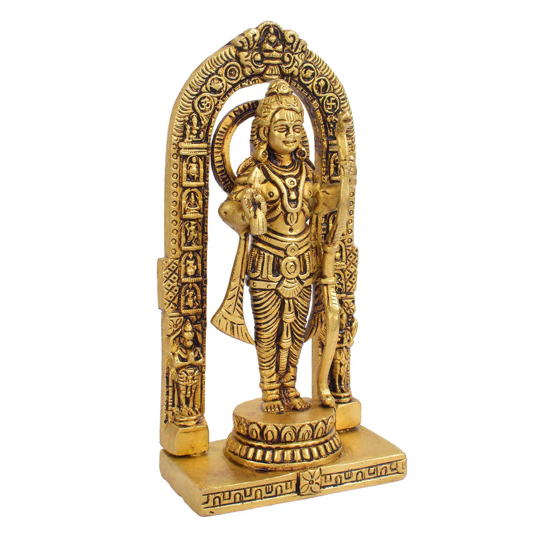 5.9 Inch Superfine Pure Brass Ayodhya Ram Lalla Idol