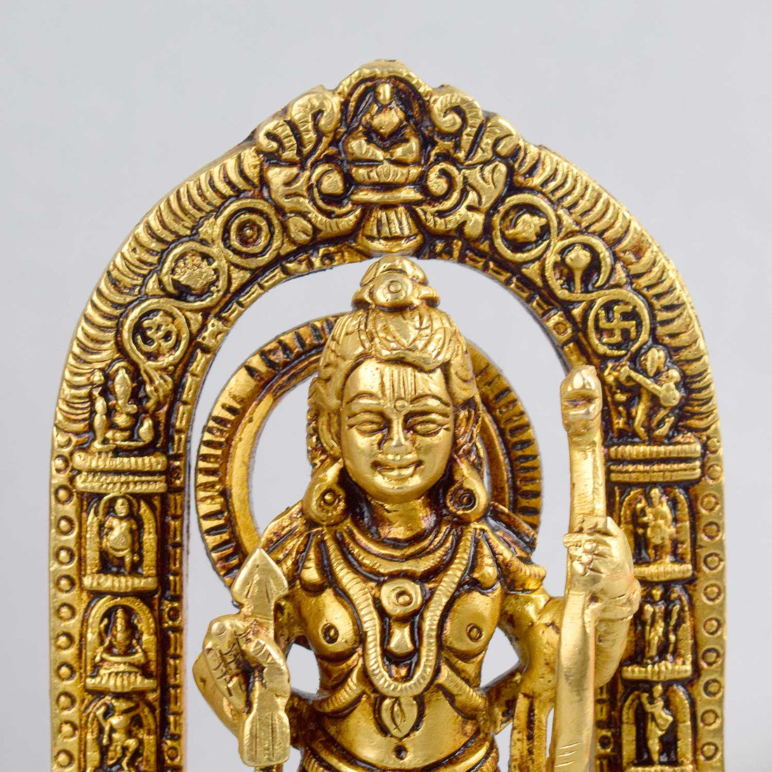 5.9 Inch Superfine Pure Brass Ayodhya Ram Lalla Idol
