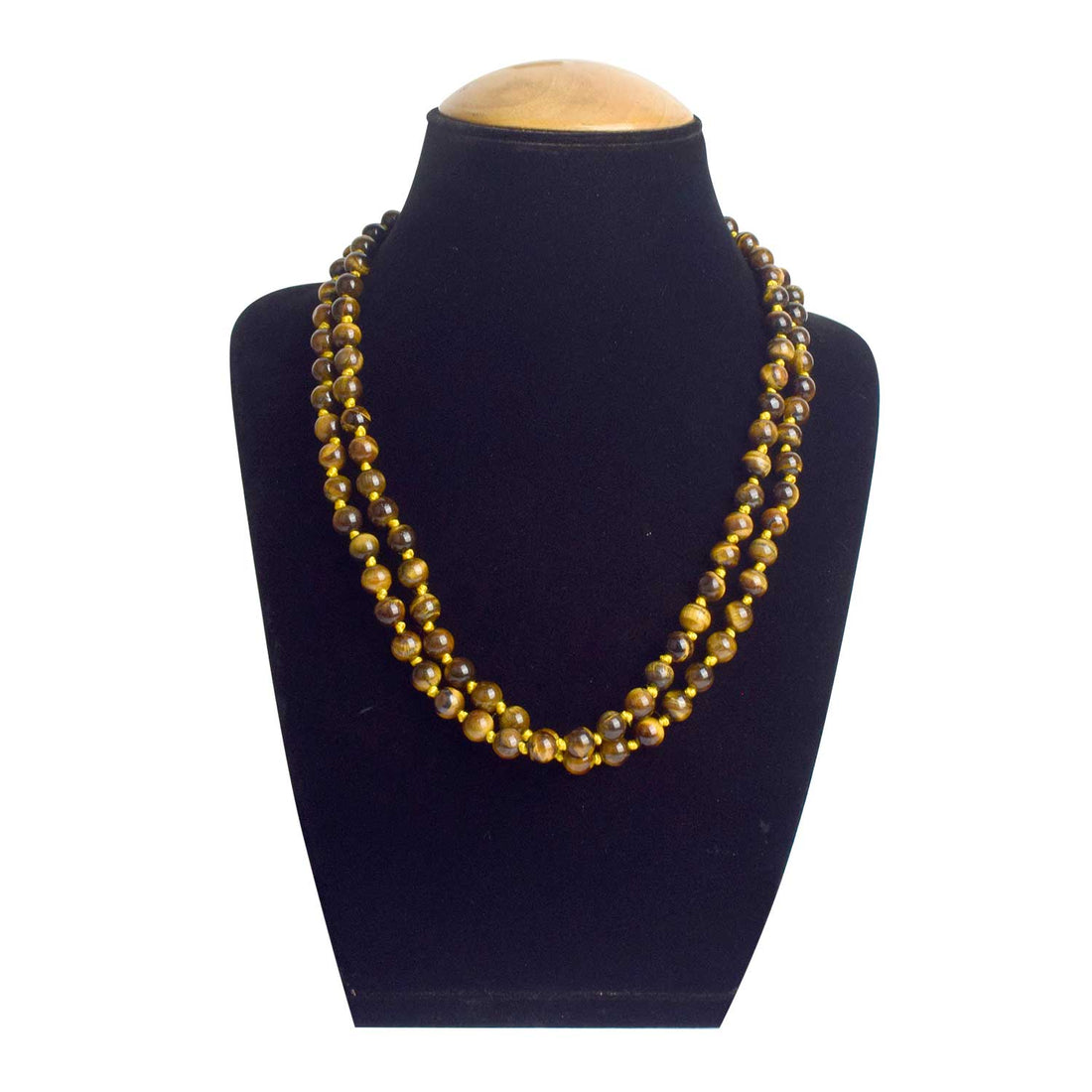 Tiger Eye Hakik Mala (108 Beads) – A Stone of Strength & Protection