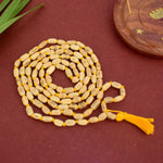 100% Original Tulsi Jaap Mala with elongated natural Tulsi beads, perfect for spiritual chanting, meditation, and devotional rituals. India’s Premium Jap Mala Store- www.satvikstore.in
