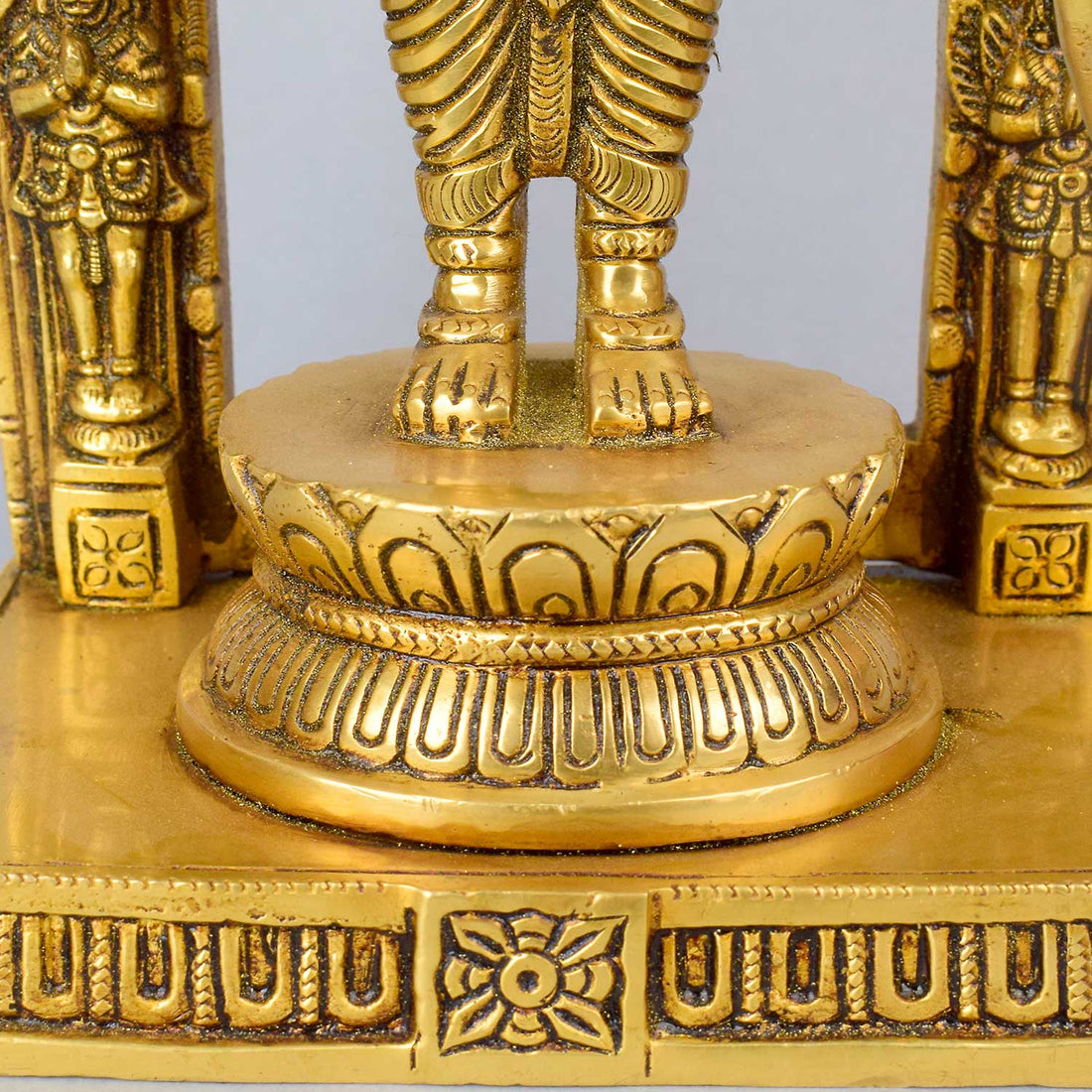 11.8 Inch Pure Brass Ayodhya Ram Lalla Idol - Divine Statue