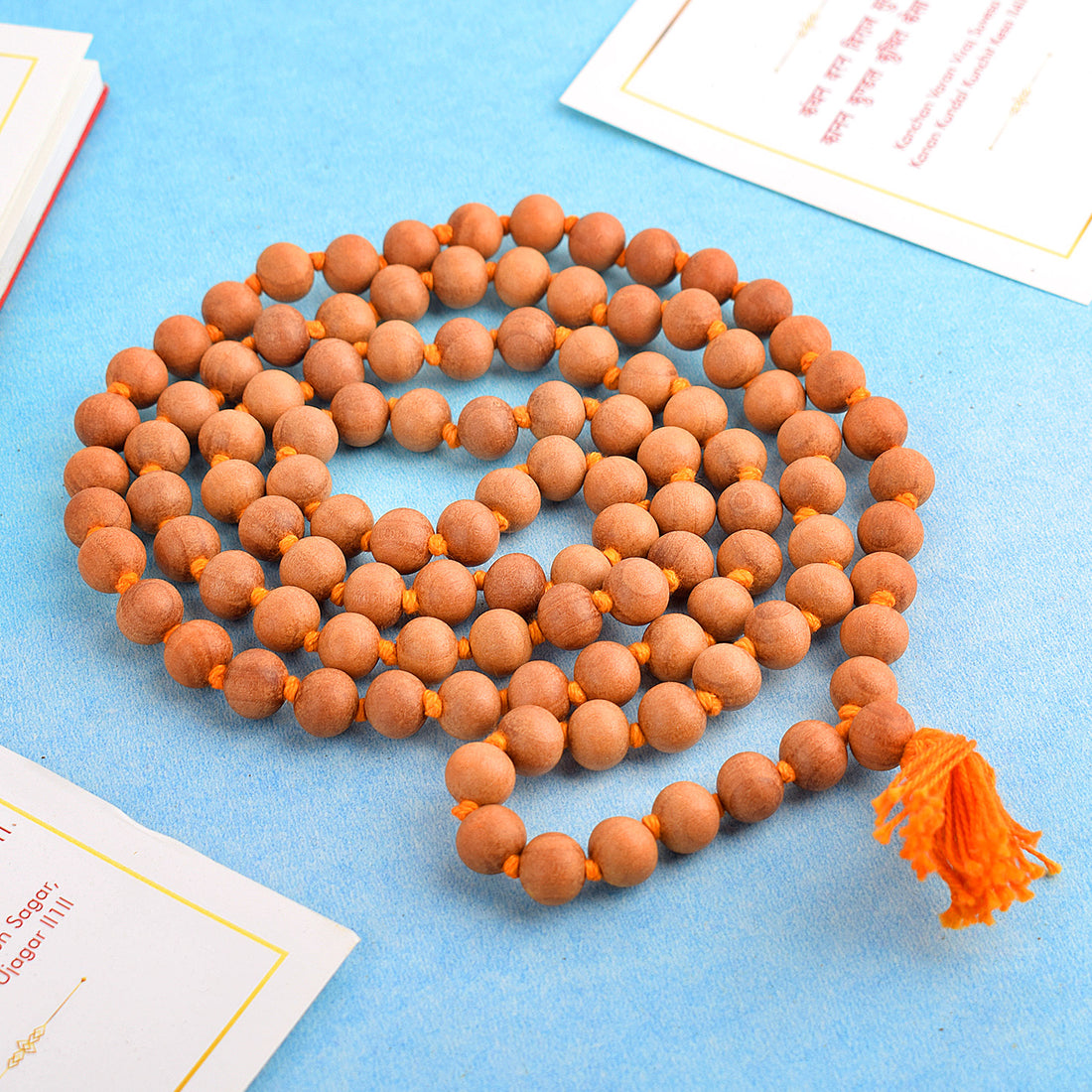 Regular Chandan Jaap Mala / Natural Sandalwood Beads