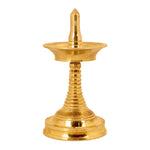 3-4 Inch Small Brass Kerala Diya AKP Nila Vilakku Deepam