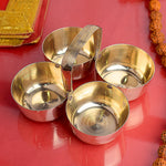 Elegant Brass Chaumukh  Container