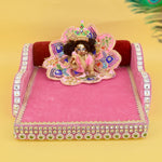 Velvet Treasures: Laddu Gopal's Cherished Bed Large