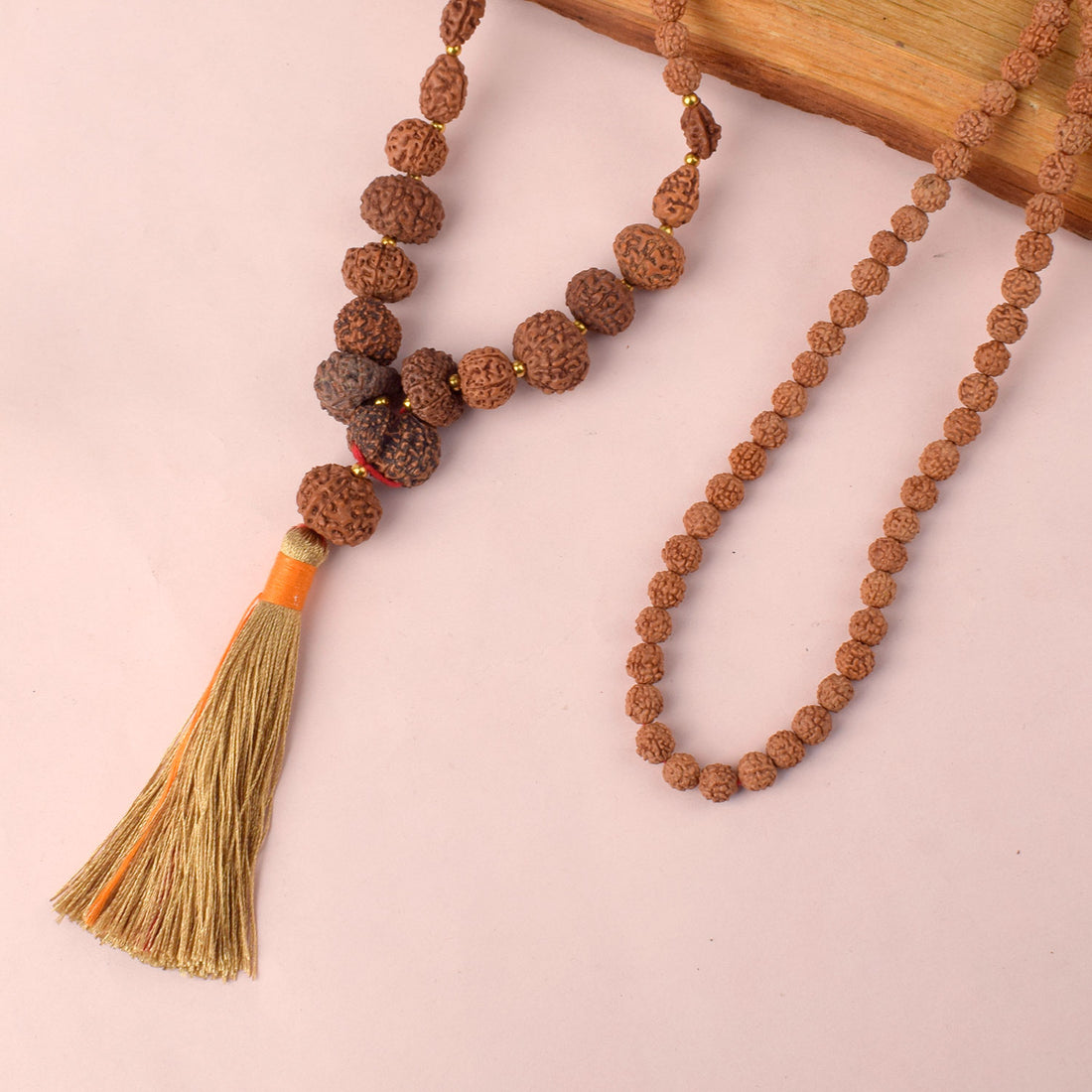 1–14 Mukhi Siddh Rudraksha Mala with Asht Dhatu Capping 100% Original & Certified