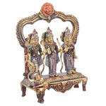 The 8.7 Inch Elegant Antique Brass Ram with Bow Statue is a beautifully crafted piece that exudes strength, power, and grace. The statue features a detailed ram, poised with a bow, symbolizing courage, protection, and determination. Made from high-quality antique brass, it boasts an intricate design that brings out the elegance and majesty of the ram in a timeless style.