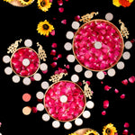 Decorative Metal Peacock Flower Urli with Tea Light (Pack of 3) – Set of three intricately designed metal urli featuring peacock flower motifs, each with a tea light holder for elegant decor. India’s Largest Pooja Accessories Brand – www.satvikstore.in