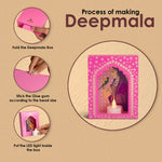 LED Deep Mala Diwali Decorations with LED Candles: Traditional Hanging Jharokha Boxes