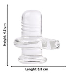 Sacred Sphatik Glass Shiva Lingam – Divine Energy Idol