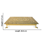 Vibrant Traditions: Meenakari-Embellished Worship Chowki