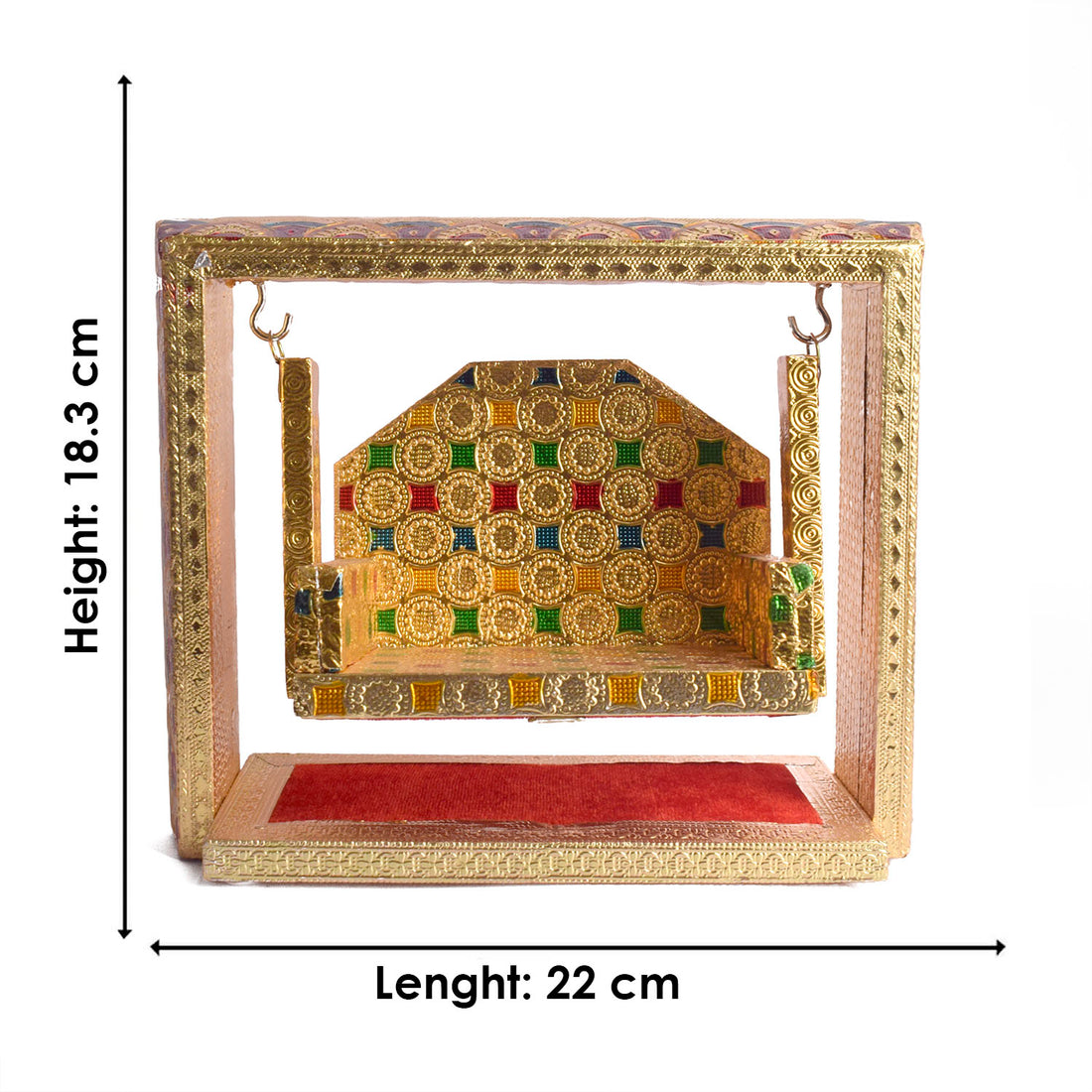 Elegant Menakari Laddu Gopal Ji Jhula