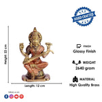 8.7 Inch Goddess Saraswati Mata Idol