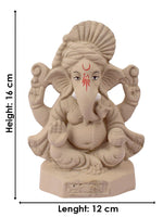 6 Inch Jaswand Eco-Friendly Ganesh Idol