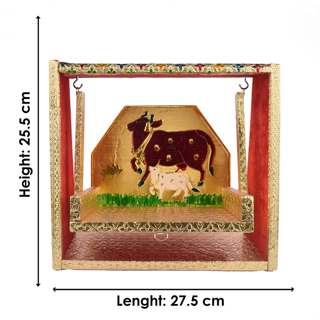 Laddu Gopal Ji Jhula With Meenakari Work