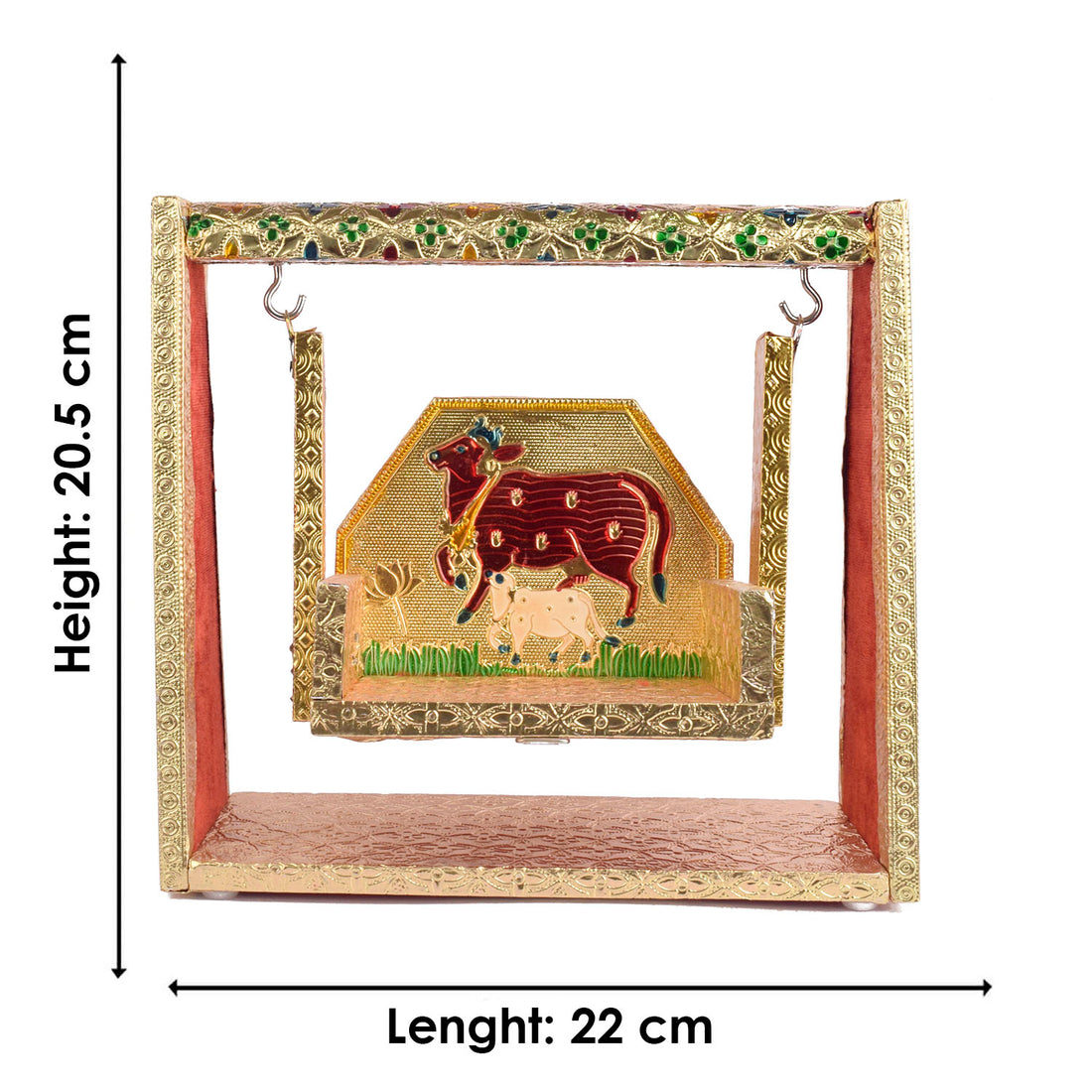 Laddu Gopal Ji Jhula With Meenakari Work