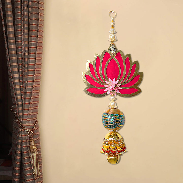 Elegant Lotus with Bell hanging | India’s Largest Pooja Accessories Brand – www.satvikstore.in
