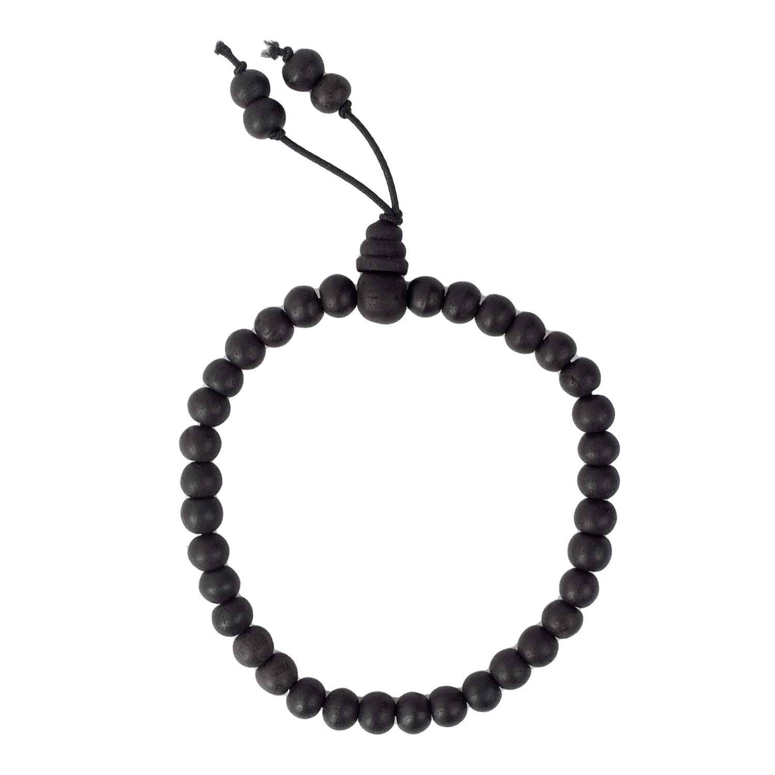 8mm Govt. Certified Karungali Bracelet with gloss finish
