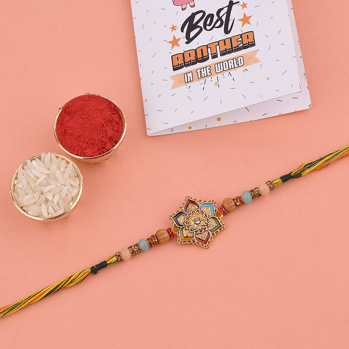 Floral Designer Rakhi Online India’s Largest Pooja Accessories Brand – www.satvikstore.in
