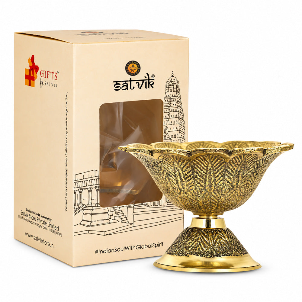Designer Brass Devdas Akhand Diya