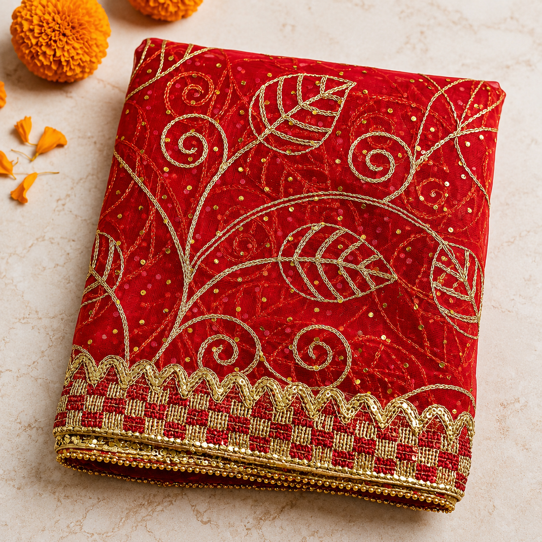 Handcrafted Mata Chunri (84x42 inch)