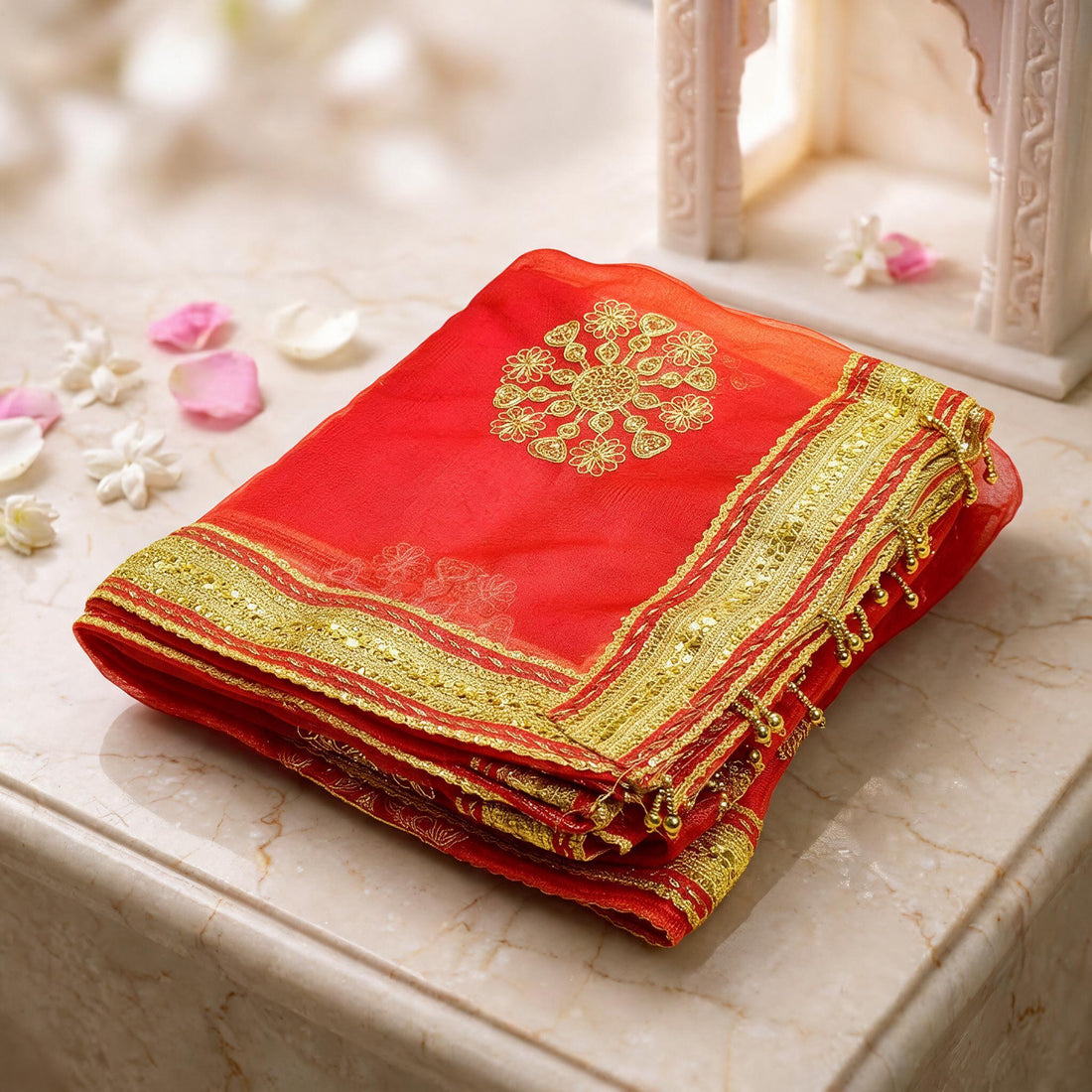 Auspicious Mata Ki Chunni (84x43 inch)