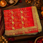 Elegant Embroidered Mata Chunri – 74x45 Inch
