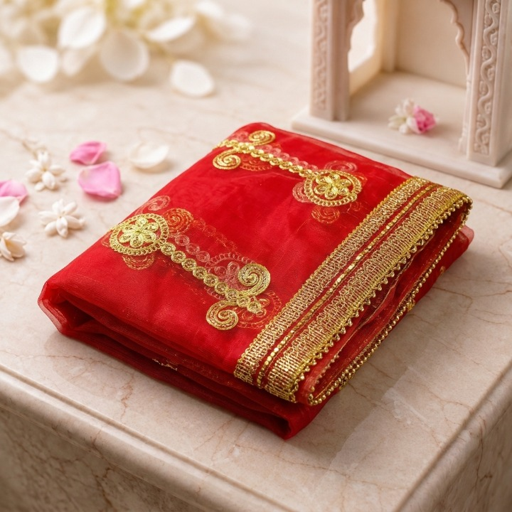 Elegant Puja Mata Chunri (89x41 inch)