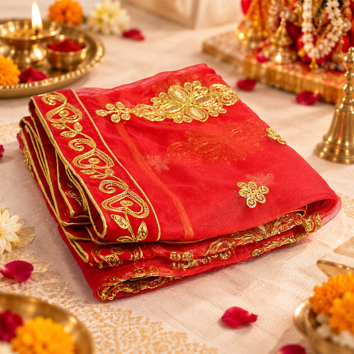 Pooja Chunri for Mata Rani (84x40.5 inch)