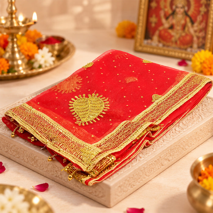 Graceful Chunni for Prayer and Religious Offerings (76x46 inch)