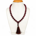 108 Beads Purple Ruby Stone Healing Mala for Meditation & Spiritual Growth