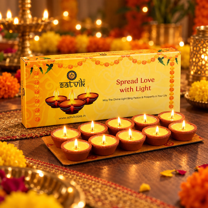 60 Min Big Size Cow Ghee Diya (Nitya Jyot)