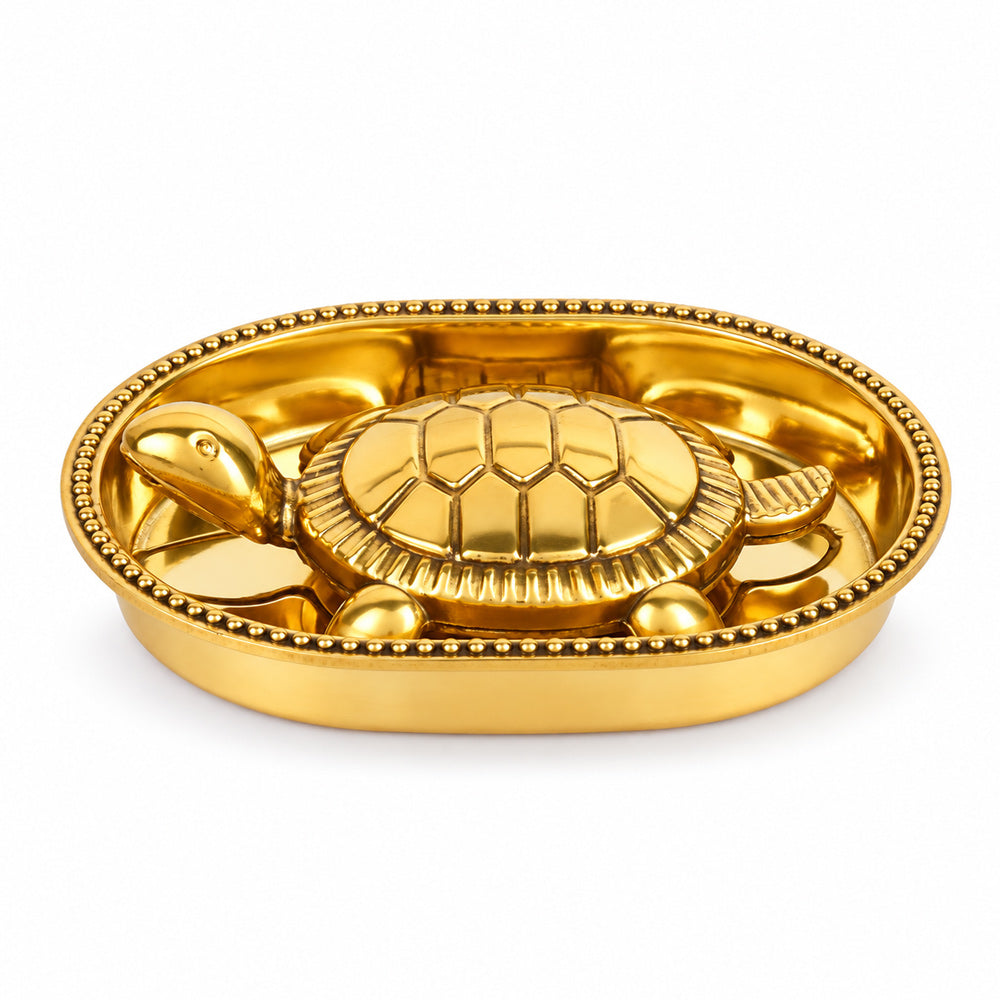 Vastu Feng Shui Brass Turtle For Good Luck (Vastu Kachua/Tortoise)