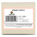 Vastu Feng Shui Brass Turtle For Good Luck (Vastu Kachua/Tortoise)
