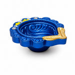 12 Pack Designer Multicolor Golden Crown Spout Clay Diyas