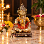 6.3 Inch Pleasant Brass Hanuman Idol
