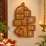 9.4 Inch Pure Brass Vastu Plate Wall Decor
