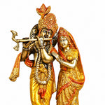 17 Inch Exquisite Radha Krishna Brass Idol
