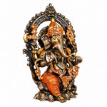 17 inches Brass Colorful Ganesha Statue