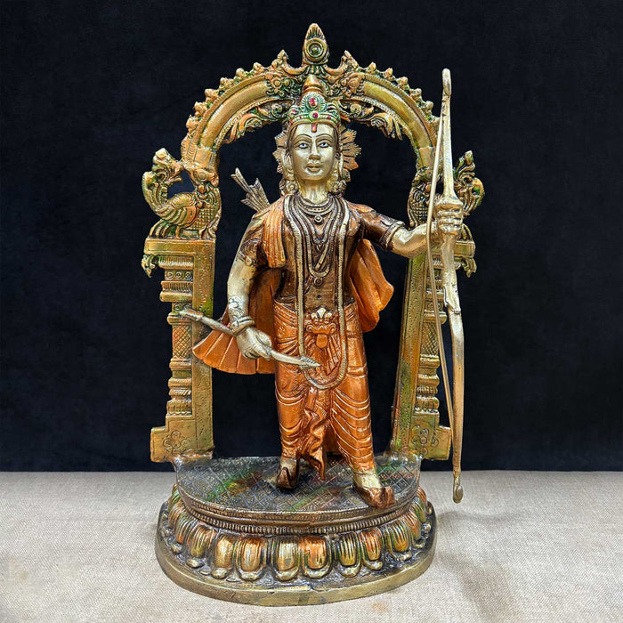 12.7 Inch Brass Ram Idol – A Divine Symbol of Strength and Beauty