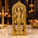 11.8 Inch Pure Brass Ayodhya Ram Lalla Idol - Divine Statue