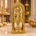 11.8 Inch Pure Brass Ayodhya Ram Lalla Idol - Divine Statue