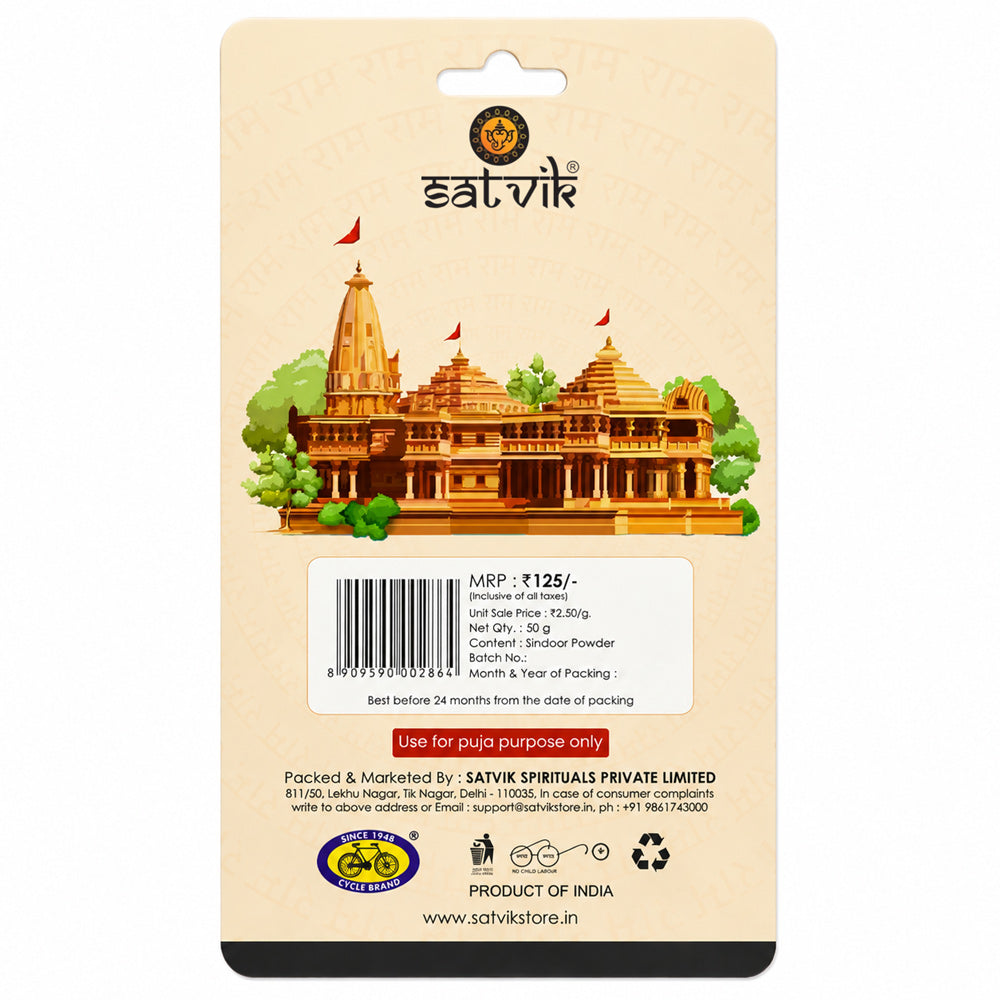 Premium Quality Orange Sindoor for Religious