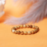 8mm Picture Jasper Bracelet for Grounding & Inner Peace