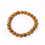 8mm Camel Jasper Gemstone Bracelet for Strength & Calmness